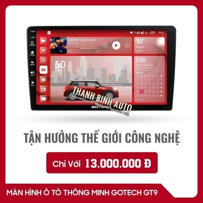 Màn hình ô tô thông minh GOTECH GT9 